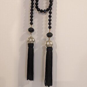 HEIDI DAUS "HOW SUITE IT IS" 1-PIECE Lariat-Style Tassel NECKLACE ~ 57-1/2"
